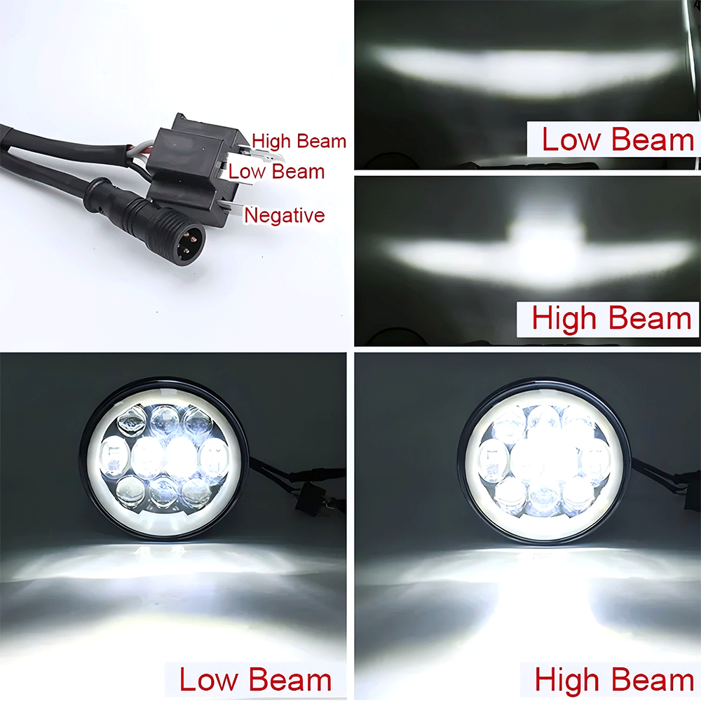 5.75 inch RGB LED Headlight for Harley Davidson
