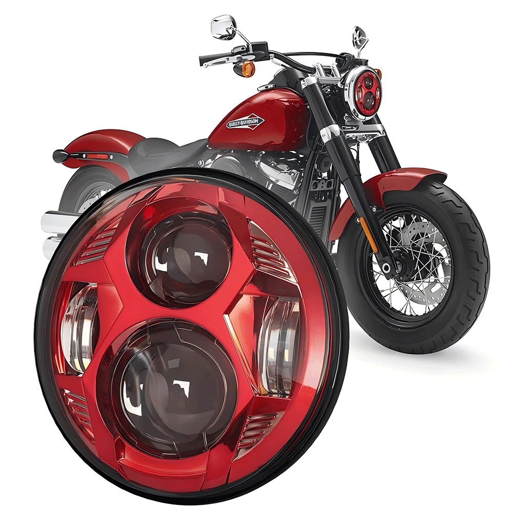 5.75 Inch Spider Series LED Motorcycle Projector Headlights for Harley