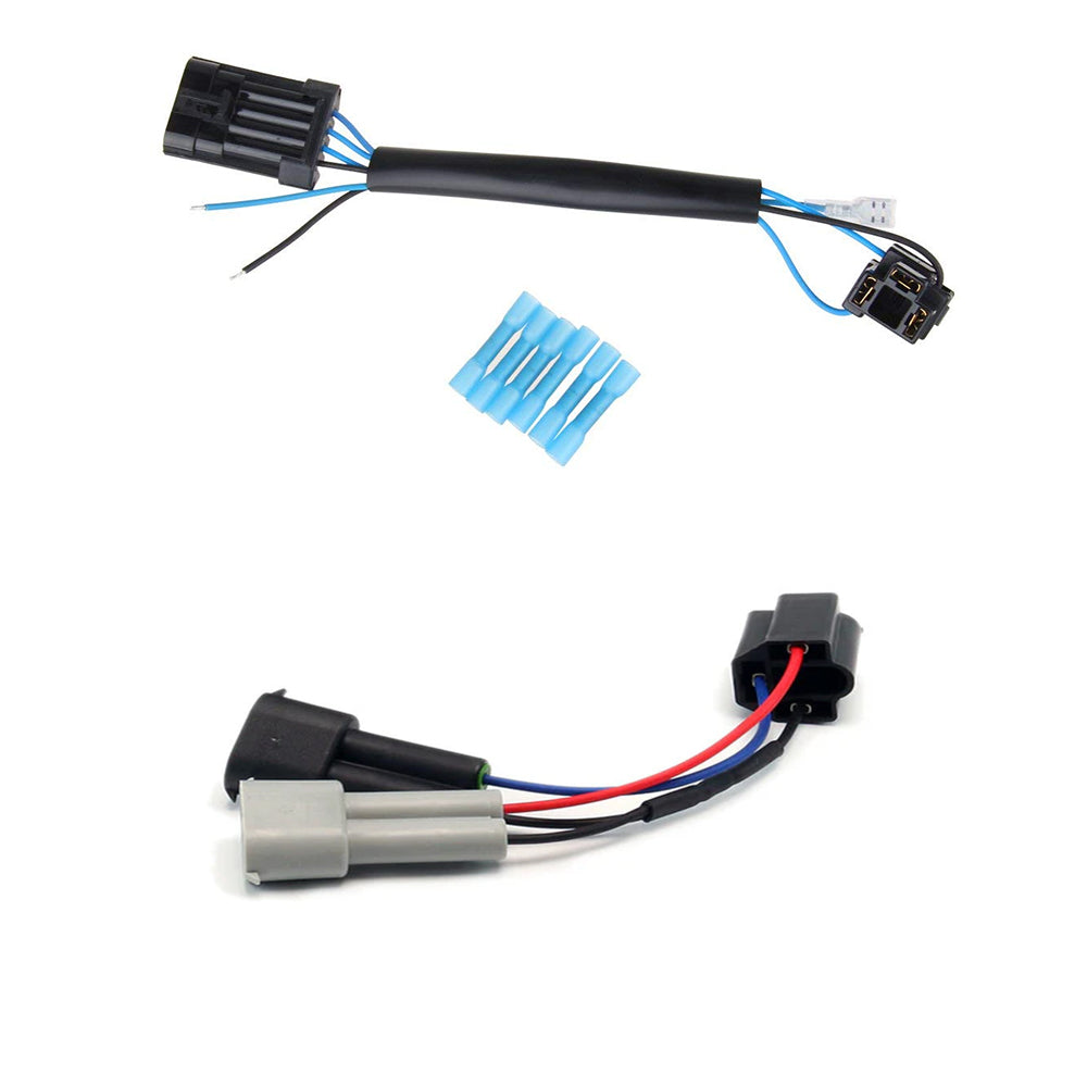7" LED Headlight + 4.5" Passing Fog Lights Kit with Bracket Ring for Harley Davidson Motorcycles