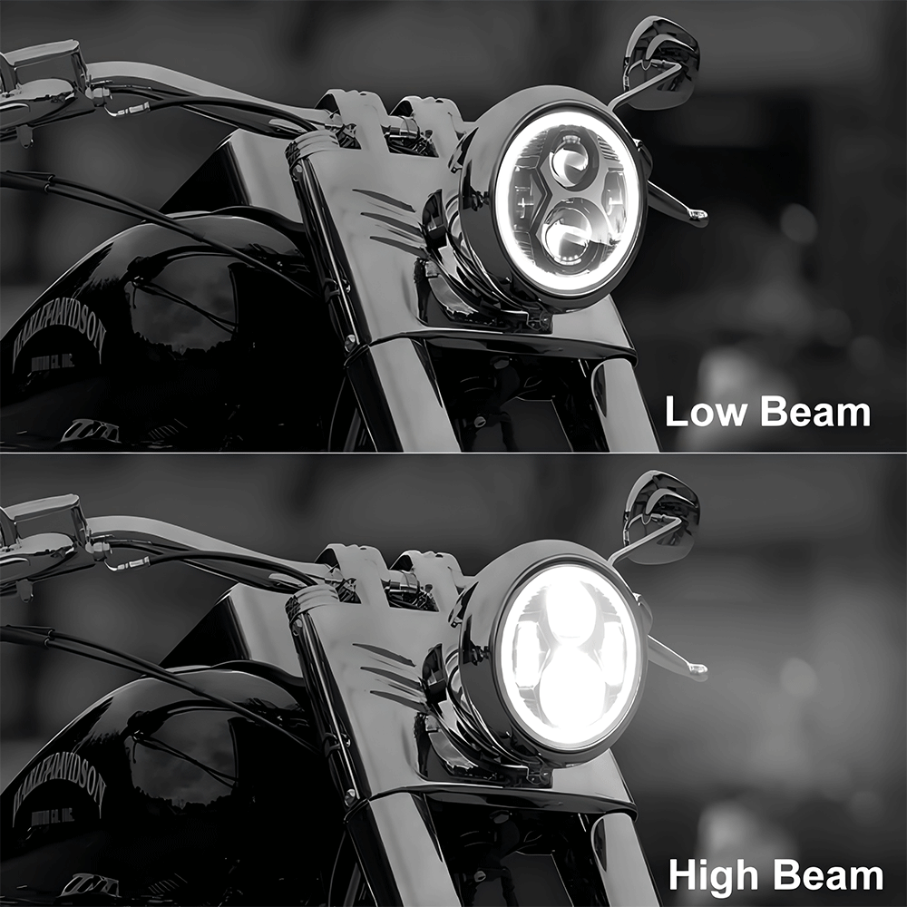 5.75 Inch Spider Series LED Motorcycle Projector Headlights for Harley