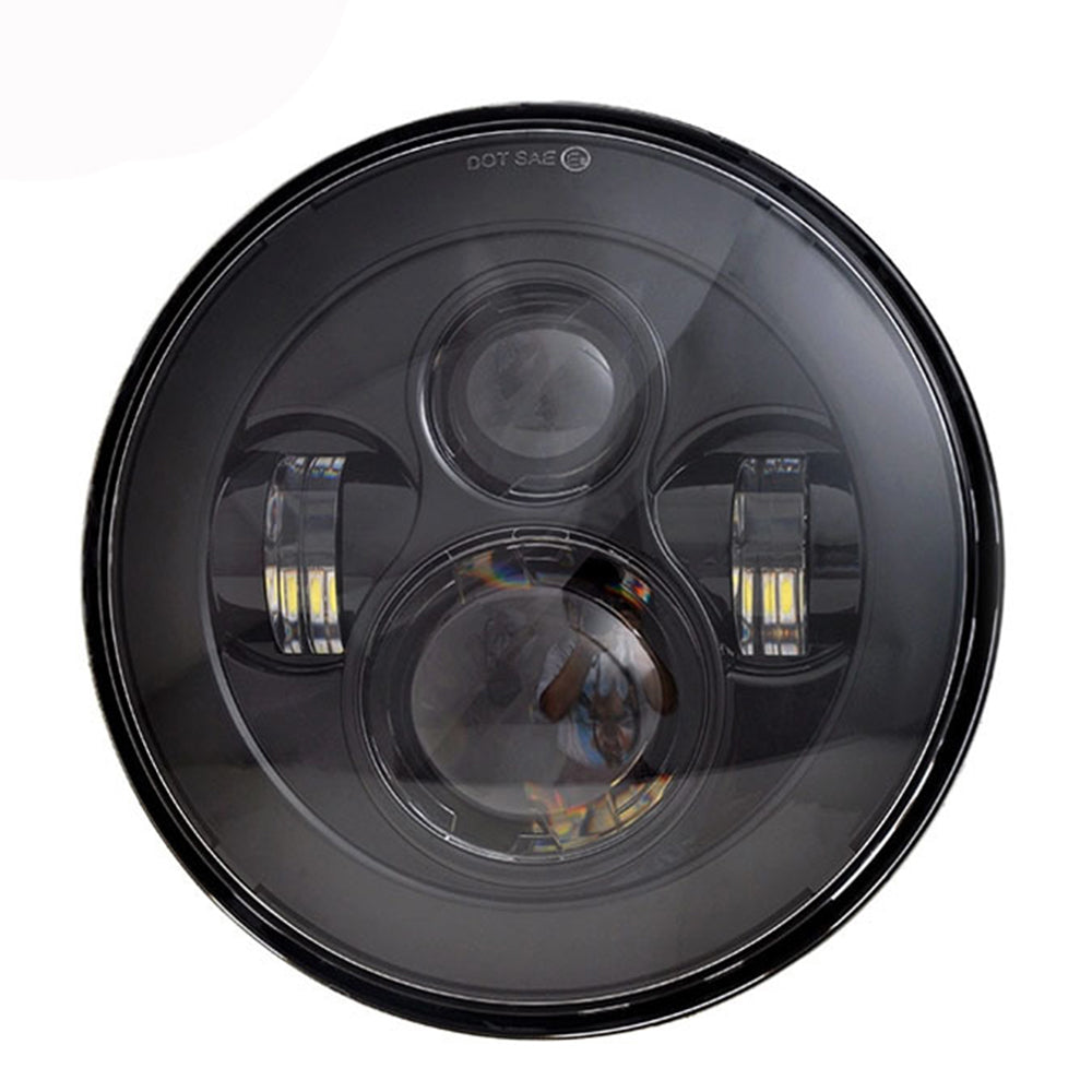 7" LED Headlight + 4.5" Passing Fog Lights Kit with Bracket Ring for Harley Davidson Motorcycles