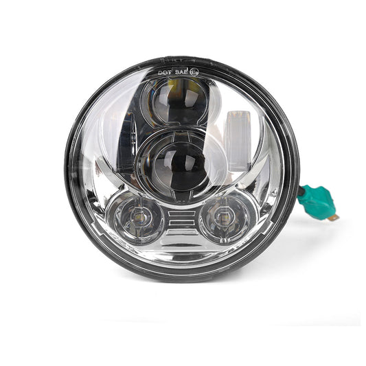 5-Bead 5.75" 60W LED Headlight for Harley Motorcycles