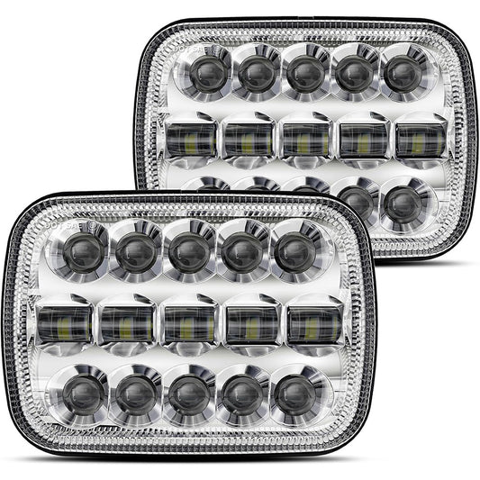 5x7 7x6 H6054 110W Led Headlights for Jeep XJ/YJ/MJ Chevy GMC Ford Toyota Nissan (2pcs/set)