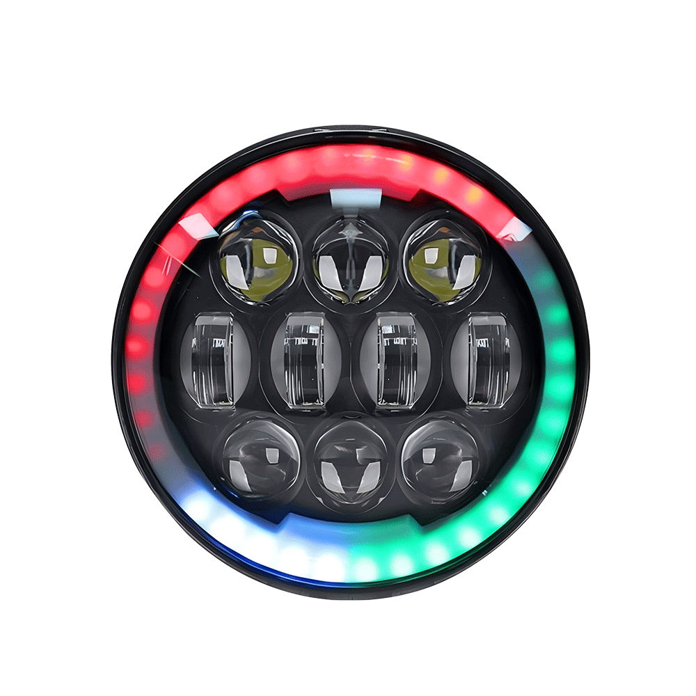 5.75 inch RGB LED Headlight for Harley Davidson