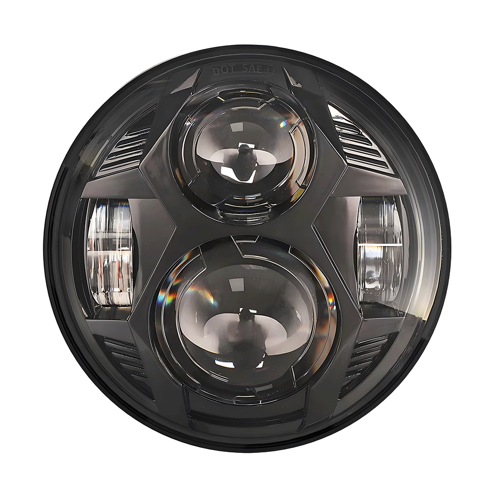 5.75 Inch Spider Series LED Motorcycle Projector Headlights for Harley