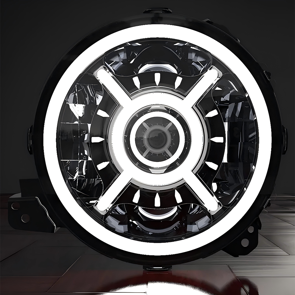 9-inch LED Headlights with DRL for 2018-2025 Jeep Wrangler JL 4xe & Gladiator (OEM Size)(2Pcs/Set)