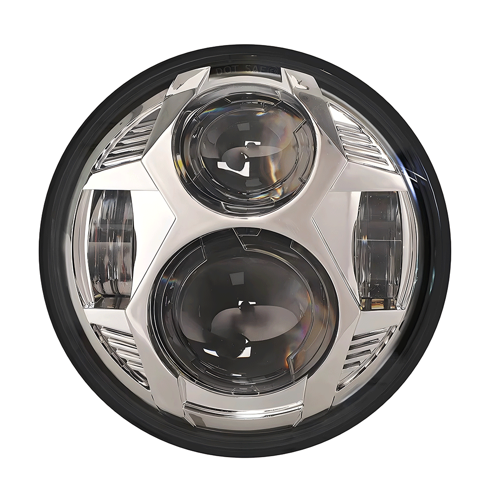 5.75 Inch Spider Series LED Motorcycle Projector Headlights for Harley