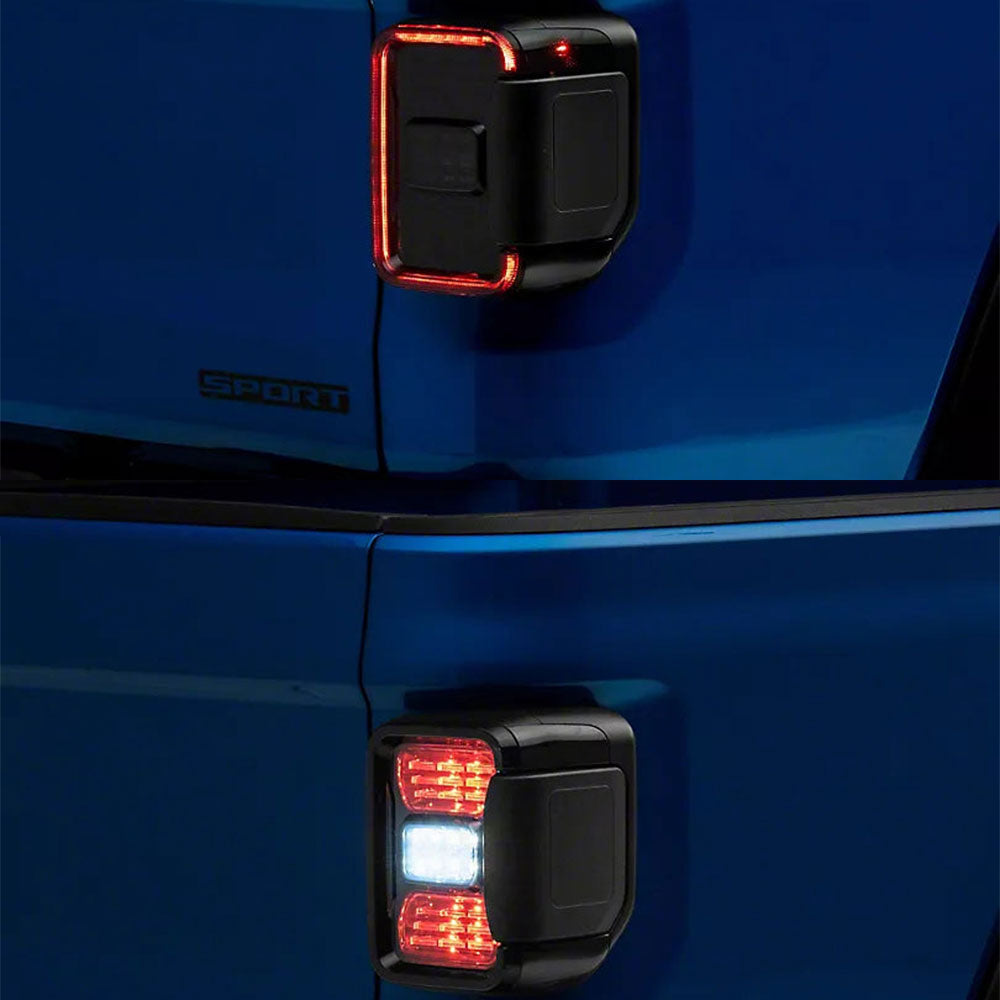 Smoked LED Tail Light Assembly for 2019-2025 Jeep Gladiator JT (Pair)