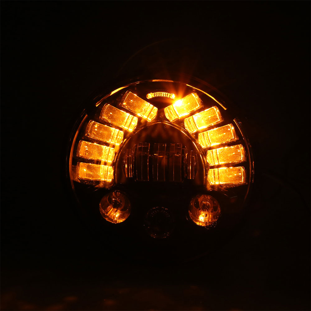 5.75" Multifunction LED Headlight with DRL & Turn Signals for Harley-Davidson