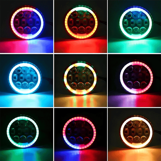 5.75 inch RGB LED Headlight for Harley Davidson