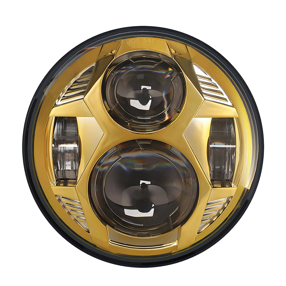 5.75 Inch Spider Series LED Motorcycle Projector Headlights for Harley
