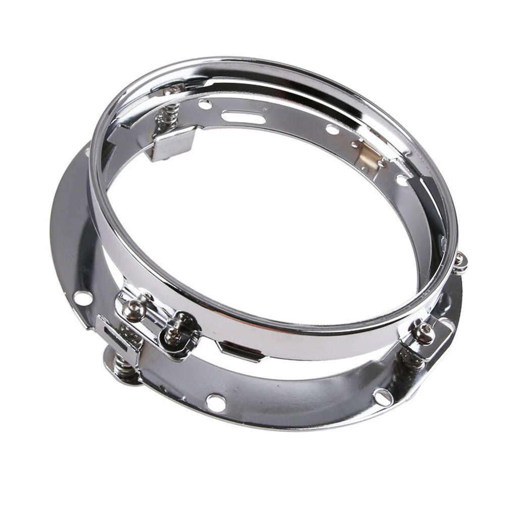 7" LED Headlight + 4.5" Passing Fog Lights Kit with Bracket Ring for Harley Davidson Motorcycles
