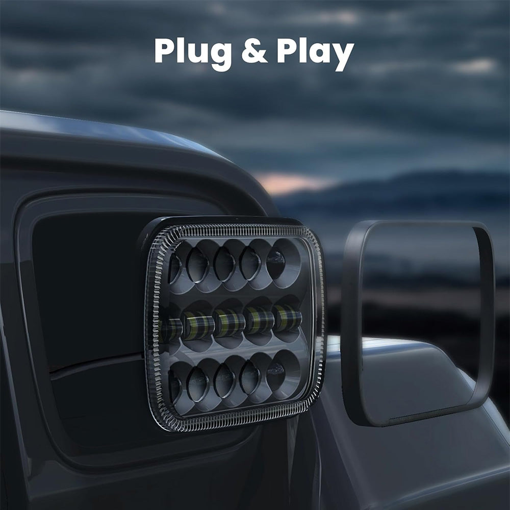 5x7 7x6 H6054 110W Led Headlights for Jeep XJ/YJ/MJ Chevy GMC Ford Toyota Nissan (2pcs/set)