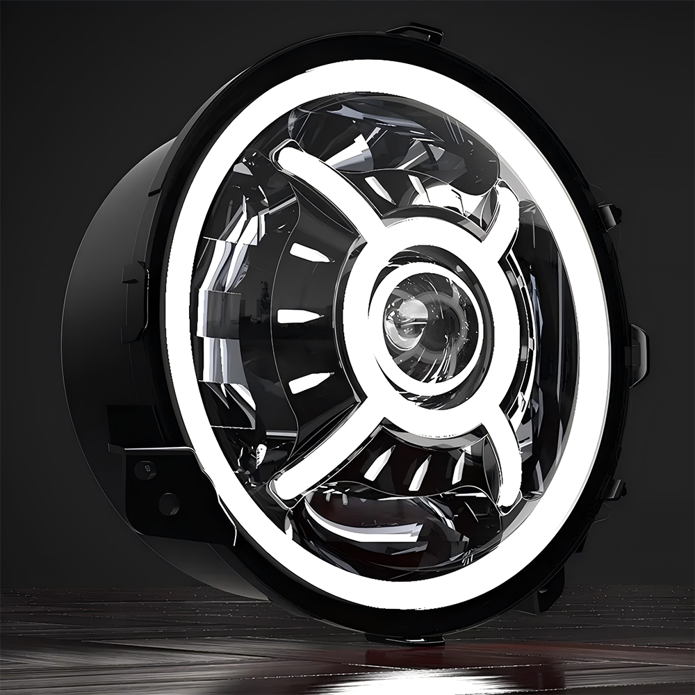 9-inch LED Headlights with DRL for 2018-2025 Jeep Wrangler JL 4xe & Gladiator (OEM Size)(2Pcs/Set)