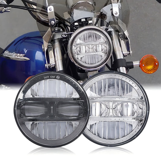 5.75"80W King Kong LED Headlight w/ DRL for Harley Davidson