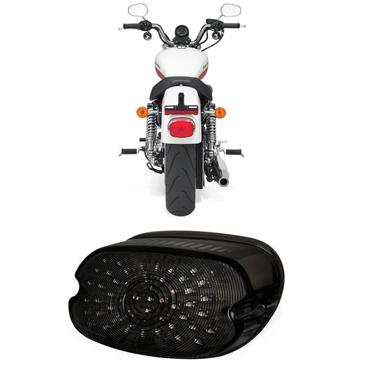 Integrated LED Tail Light for Harley Dyna/Road King/Sportster - Brake, Turn, License Plate