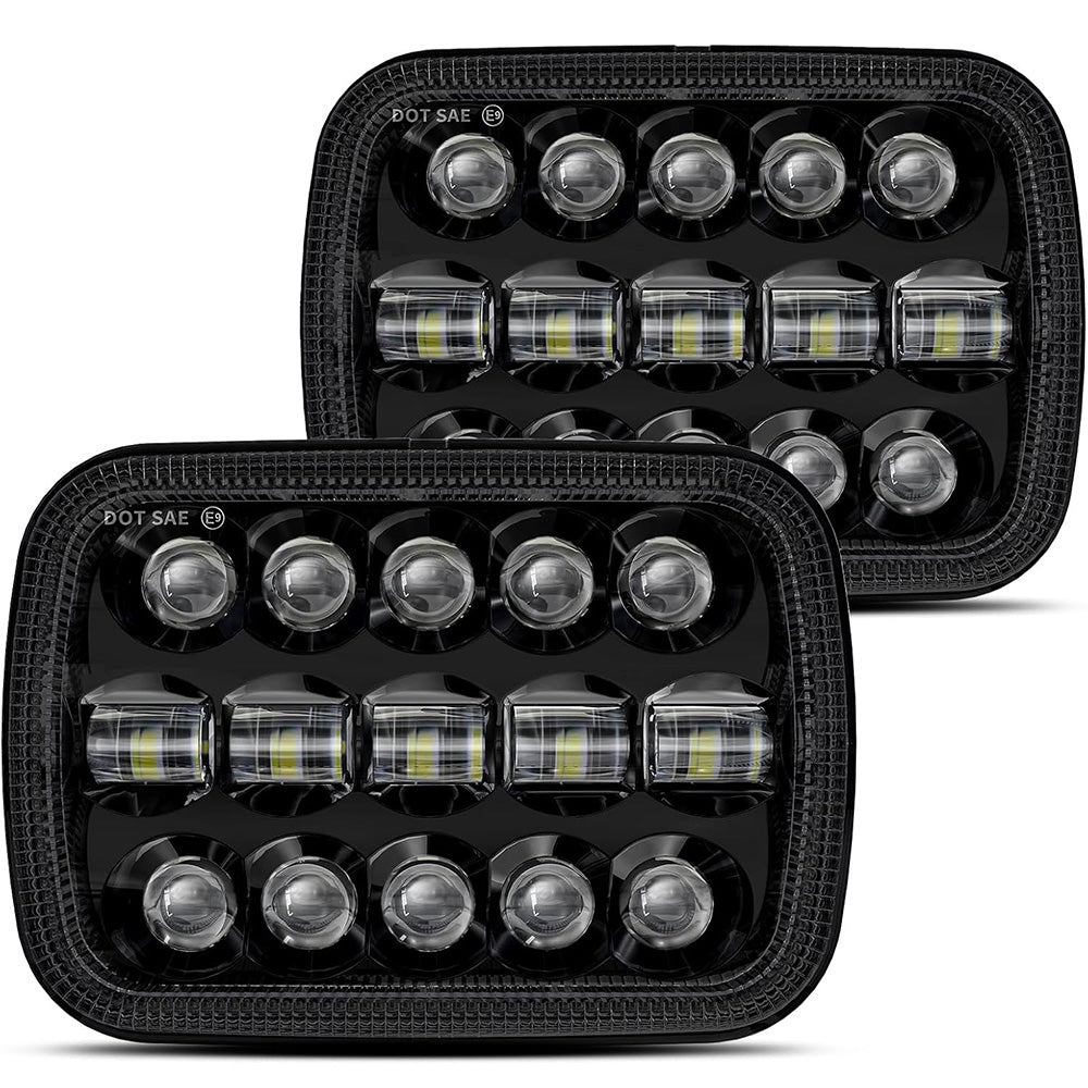 5x7 7x6 H6054 110W Led Headlights for Jeep XJ/YJ/MJ Chevy GMC Ford Toyota Nissan (2pcs/set)