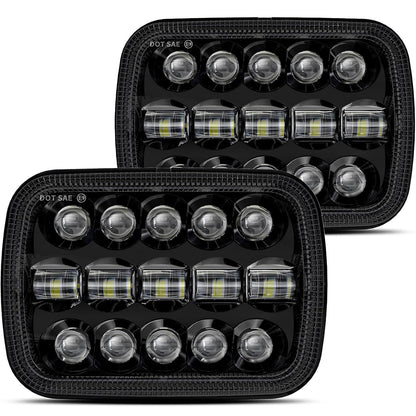 5x7 7x6 H6054 110W Led Headlights for Jeep XJ/YJ/MJ Chevy GMC Ford Toyota Nissan (2pcs/set)