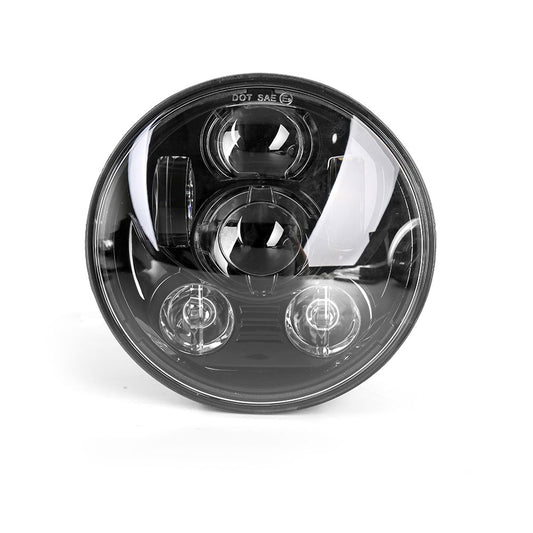 5-Bead 5.75" 60W LED Headlight for Harley Motorcycles