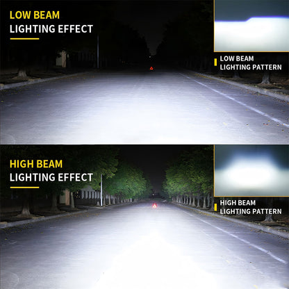 7"45W RGB LED Lens Headlights for 1976-2018 Jeep Wrangler CJ TJ LJ JK JKU (2pcs/set)