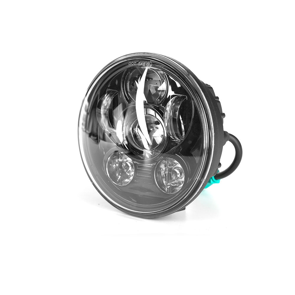 5-Bead 5.75" 60W LED Headlight for Harley Motorcycles
