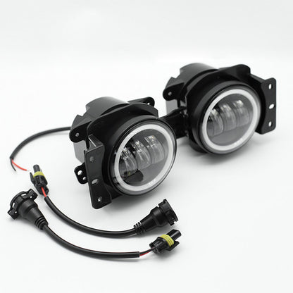 4" 60W Jeep Fog Lights with DRL & Turn Signal for '18-'25 Jeep Wrangle JL 4xe Gladiator JT