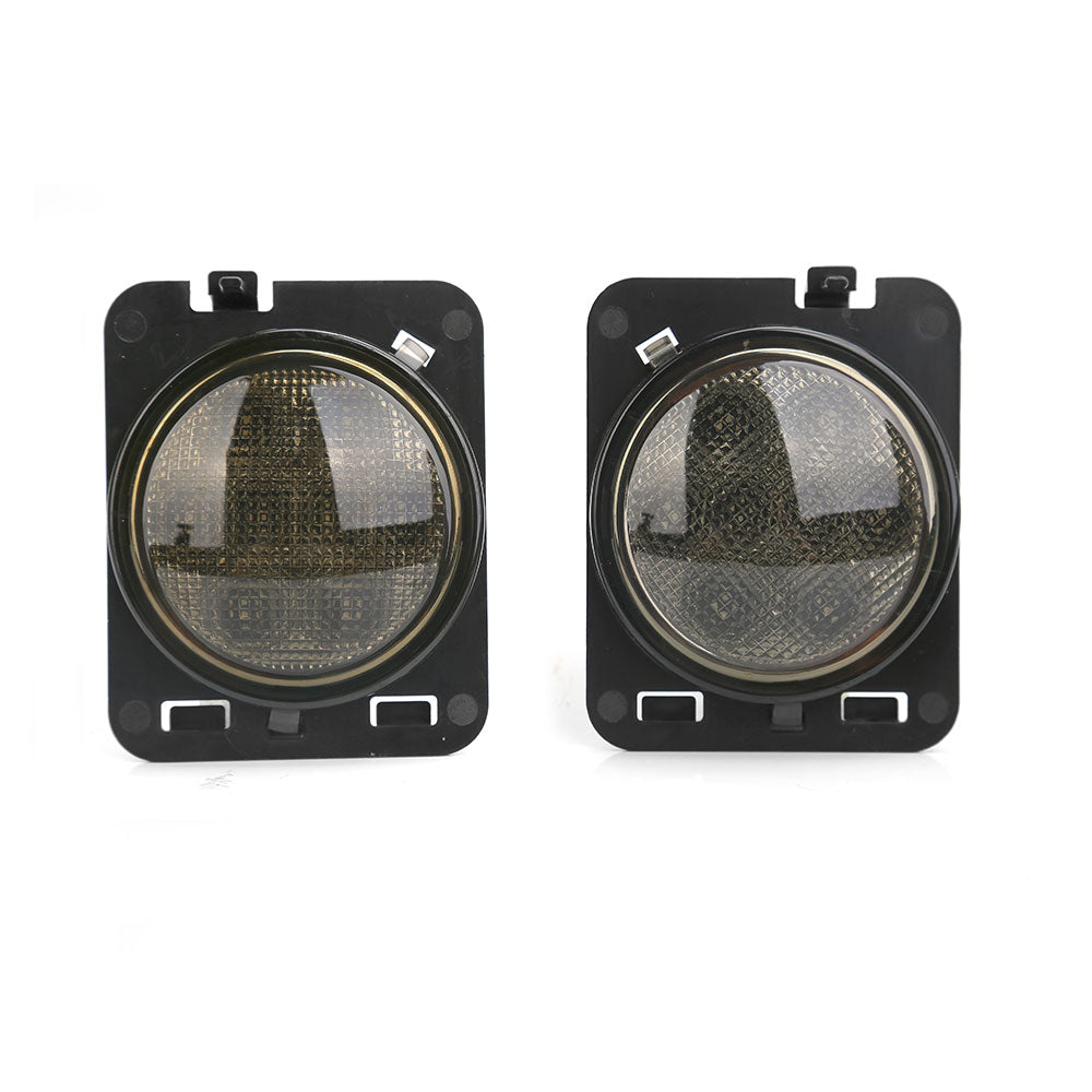 Smoked LED Side Marker Lights for 2007-2018 Jeep Wrangler JK JKU