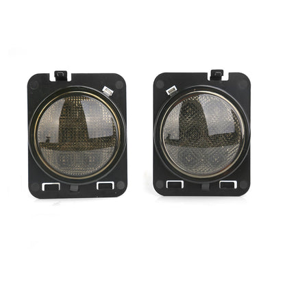 Smoked LED Side Marker Lights for 2007-2018 Jeep Wrangler JK JKU