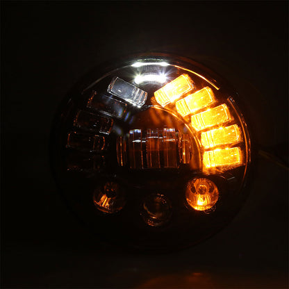 5.75" Multifunction LED Headlight with DRL & Turn Signals for Harley-Davidson