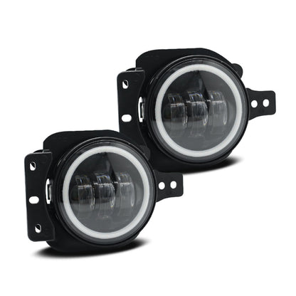 4" 60W Jeep Fog Lights with DRL & Turn Signal for '18-'25 Jeep Wrangle JL 4xe Gladiator JT