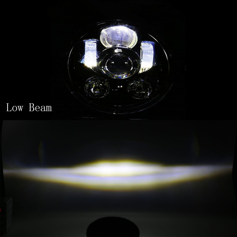 5-Bead 5.75" 60W LED Headlight for Harley Motorcycles