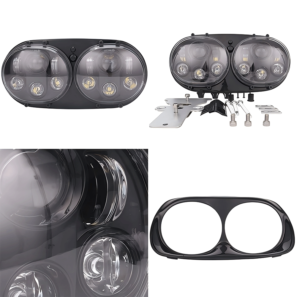 '98-'13 Harley Road Glide 90W 5.75 inch LED Headlight