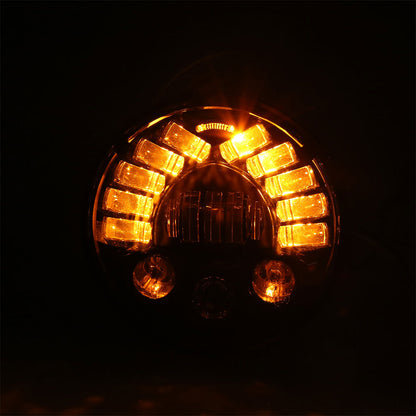 5.75" Multifunction LED Headlight with DRL & Turn Signals for Harley-Davidson