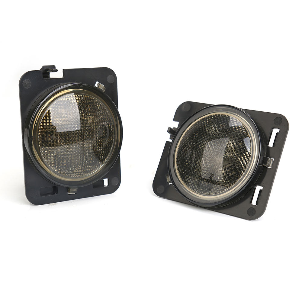 Smoked LED Side Marker Lights for 2007-2018 Jeep Wrangler JK JKU