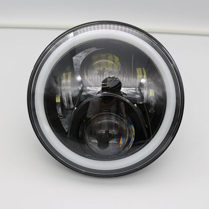 7"Halo LED Headlights with DRL & Turn Signal for 1976-2018 Jeep Wrangler CJ TJ LJ JK JKU (2pcs/set)