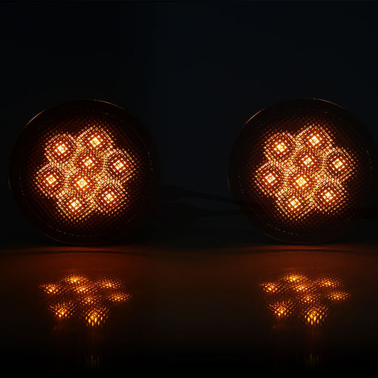 LED Front Turn Signal Lights for 2007-2018 Jeep Wrangler JK JKU