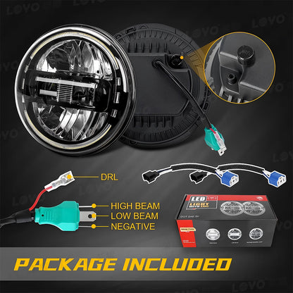 5.75"80W King Kong LED Headlight w/ DRL for Harley Davidson