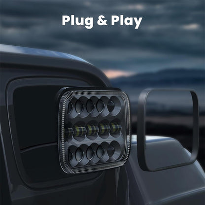 5x7 7x6 H6054 110W Led Headlights for Jeep XJ/YJ/MJ Chevy GMC Ford Toyota Nissan (2pcs/set)